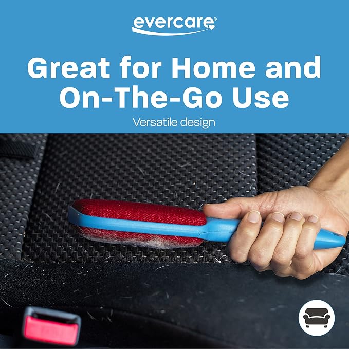 Evercare Magik Lint Brush, Two-Sided Lint and Pet Hair Remover, 2-Pack