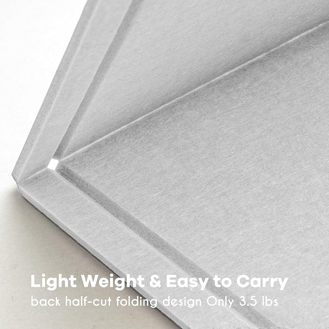 Felt Bulletin Board 60x36 inches, Decorative Pin Board for Home & Office | Cork Board Alternative for Wall with Push Pins, Display Mood Board for Photos, Notes & Reminders