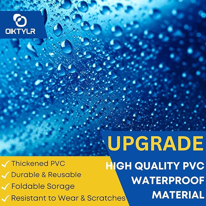 Oiktylr Mini Split Cleaning Kit with 2L Pressure Sprayer, Fits 27-37in | Waterproof & Leakproof AC Cleaning Kit Bag, Reusable, Durable PVC, Fits Systems 9,000-12,000 BTU Air Conditioner Unit