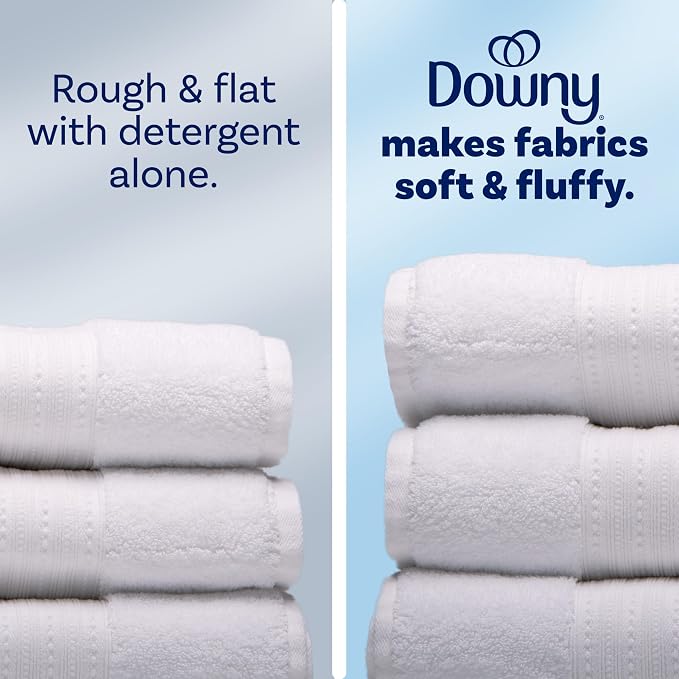 Downy Free & Gentle Liquid Fabric Softener, 140 fl oz, 190 Loads, Hypoallergenic, Sensitive Skin Friendly Fabric Conditioner Liquid