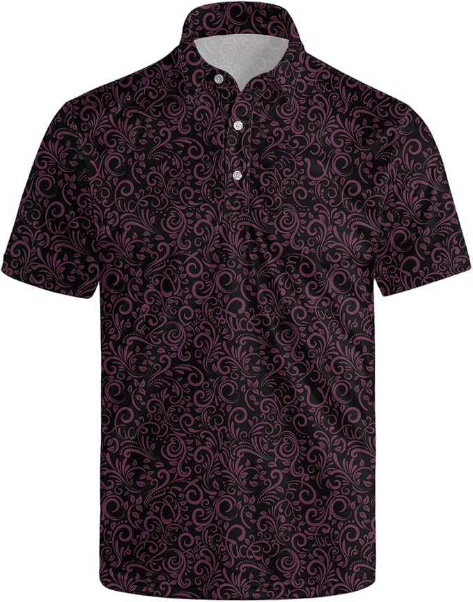 Polo Shirts for Men Moisture Wicking Mens Polo Shirts Patriotic Shirts for Men