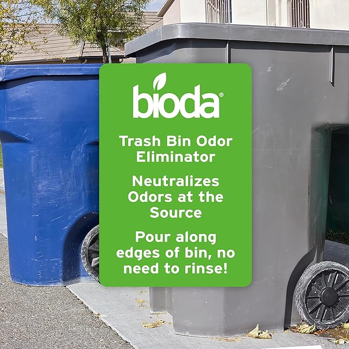 Bioda Multi-Purpose Probiotic Enzyme Cleaner and Deodorizer | Enzyme Cleaner, Trash Can Deodorizer, Pet Stains and Odors, Drains, Floors, Bathrooms, Toilets, Made in USA, 1 Gallon