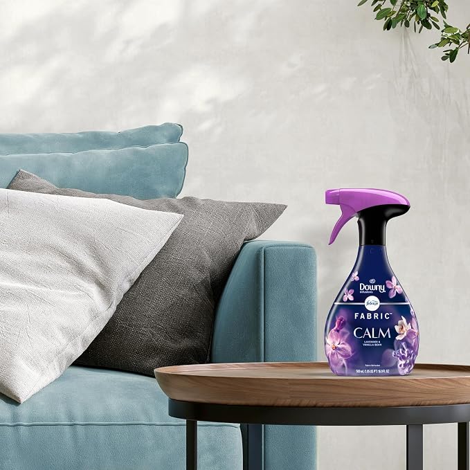 Febreze Odor-Fighting Fabric Refresher,Downy Calm and Downy April Fresh,16.9oz,(Pack of 4)