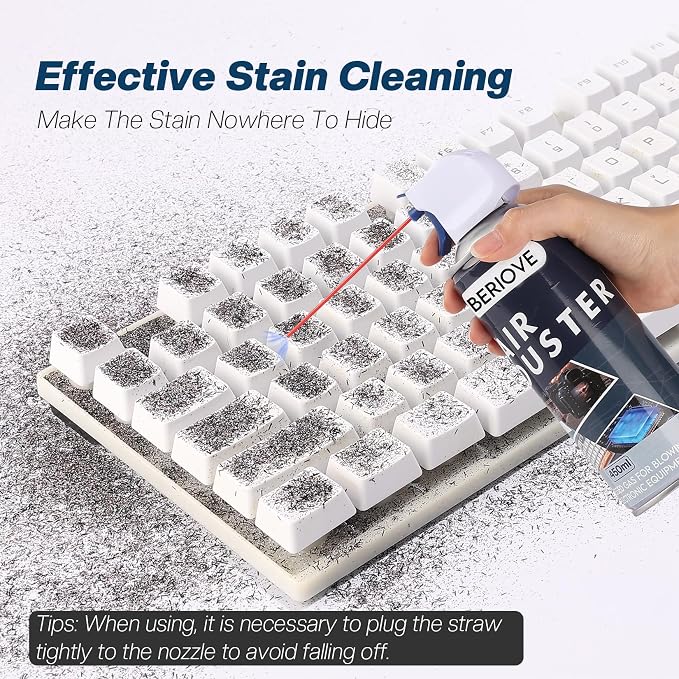 Compressed Air Duster- Keyboard Cleaner for Laptop
