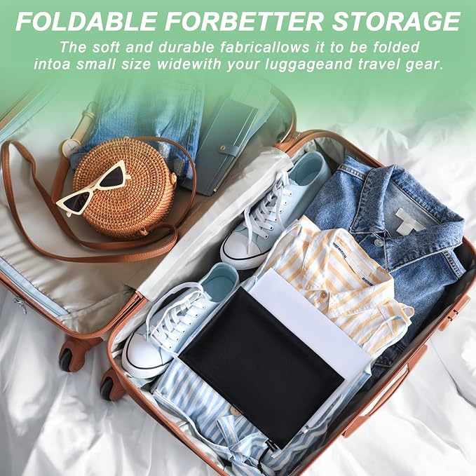 2 Pack Mesh Travel Laundry Bag 28" x 40"Extra Large Dirty Clothes Organizer | Machine Washable Dirty Clothes Organizer with Drawstring and ID Tag, Large Enough to Laundry Essentials forTravel