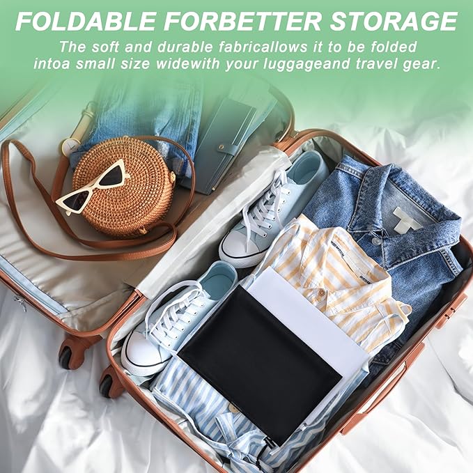 2 Pack Mesh Travel Laundry Bag 28" x 40"Extra Large Dirty Clothes Organizer | Machine Washable Dirty Clothes Organizer with Drawstring and ID Tag, Large Enough to Laundry Essentials forTravel