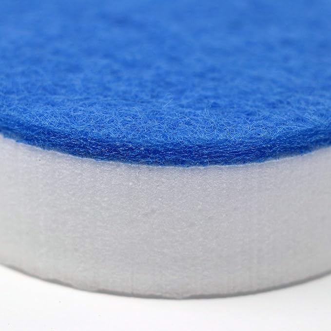 Drill Powered Cleaning Sponges - Magic Eraser with Drill Attachment | High Density Melamine Pads for Bathroom, Kitchen, Grout, Baseboards, Stain Removal | Cordless Power Scrubber Tool