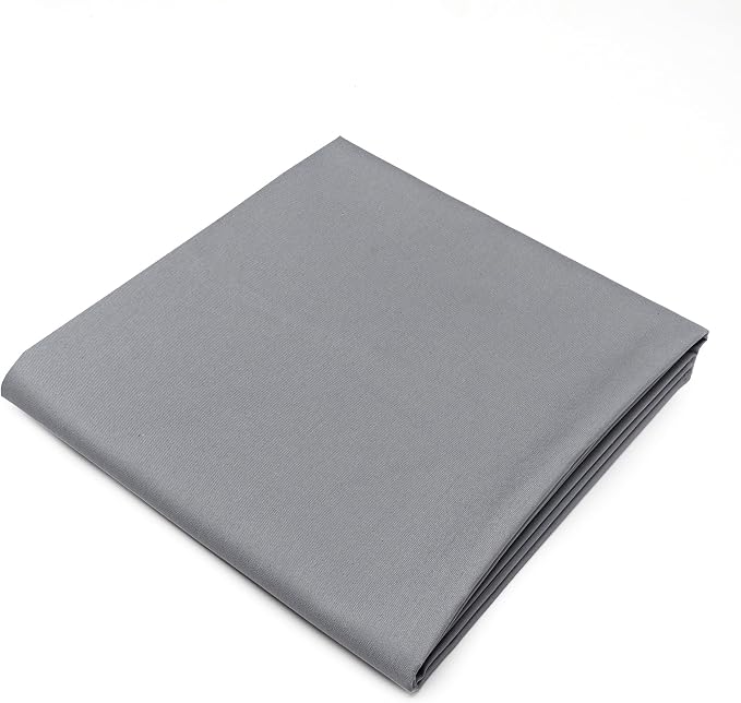 Pico Textiles 10 Yard Bolt Silver Poly Cotton Twill Fabric | 60" Wide, 65% Polyester / 35% Cotton, Medium Weight, Perfect for Pants, Jackets, Skirts and Work Uniforms, Sold by the Yard