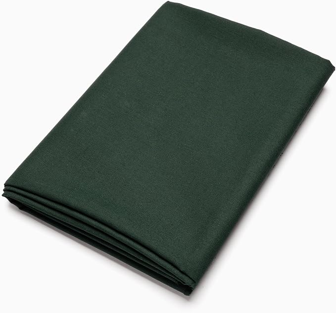 Pico Textiles 8 Yards Bolt Hunter Green Poly Cotton Twill Fabric - 65% Polyester 35% Cotton - 60" Wide - Sold by The Yard - for Pants, Jackets, Skirts, Upholstery, & Work Uniforms