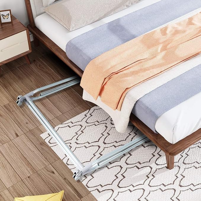 Moccha Extendable Garment Rack Clothes Rail, Heavy Duty Foldable Clothes Laundry Drying Rack with Adjustable Hanging Rod Rolling Casters, Movable Clothes Hanger for Home Office Store Market