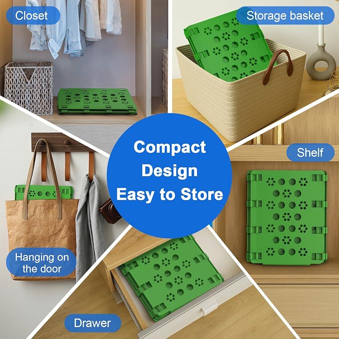 BoxLegend V3 Shirt Folder Board Tshirt Clothes Folding Board Durable Green | Shirt Folding Board,Plastic,For Adults and Kids,Laundry Sorter and Liner,Flip and Fold