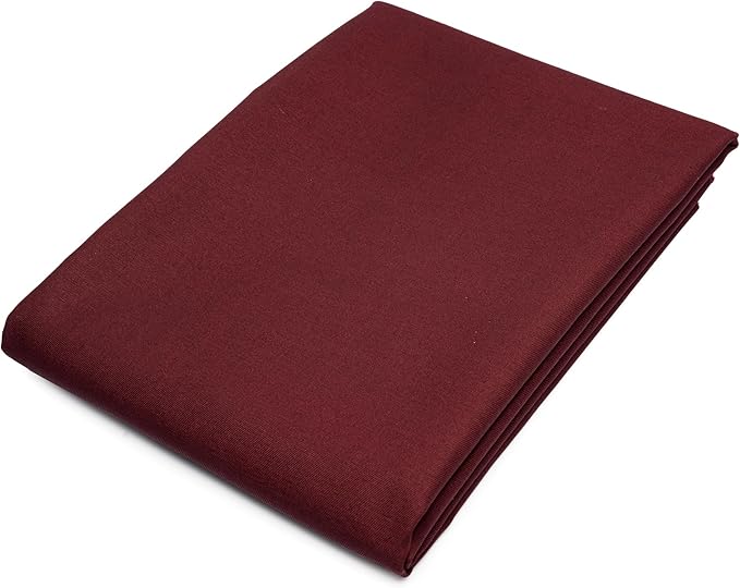 Pico Textiles 8 Yards Bolt Burgundy Poly Cotton Twill Fabric - 65% Polyester 35% Cotton - 60" Wide - Sold by The Yard - for Pants, Jackets, Skirts, Upholstery, & Work Uniforms
