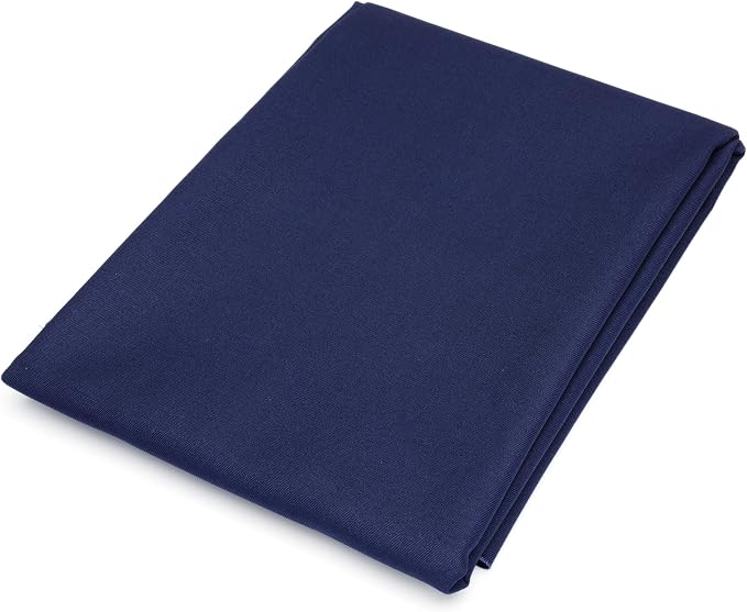 Pico Textiles 8 Yards Bolt Navy Blue Poly Cotton Twill Fabric - 65% Polyester 35% Cotton - 60" Wide - Sold by The Yard - for Pants, Jackets, Skirts, Upholstery, & Work Uniforms