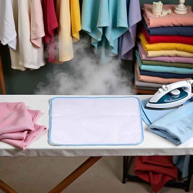 3 Pcs Protective Ironing Scorch-Saving Mesh Pressing Pad Mesh Cloth, No Melt Pressing Cloth for Easy Ironing and Protection,16x24