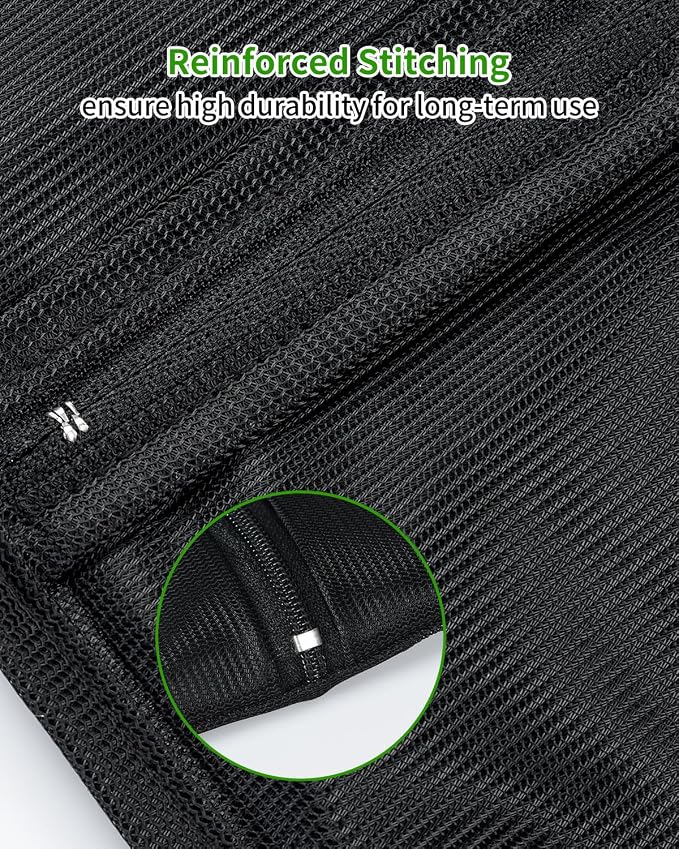 OTraki 2 Pack Mesh Laundry Bags 16X20 inch Durable Laundry Garment Bag | Mesh Large Lingerie Wash Bags Zippered Garment Washing Net for Underwear Hosiery Blouse Sweater Dress