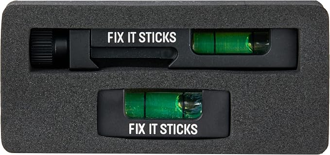 Fix It Sticks Set of Bubble Levels Scope Leveling Tool + Fix It Sticks Scope Jack