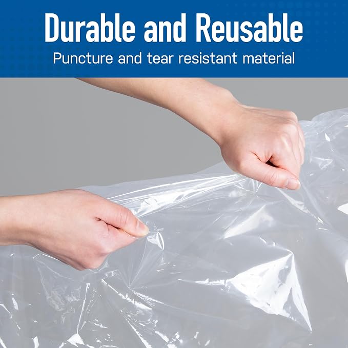 Spacesaver Jumbo Vacuum Storage Bags for Comforters, Blankets & Clothes – Vacuum Sealed Compression Bags with Hand Pump – Space Saver Storage Bags for Bedding, Moving, Travel & Organization (10 Pack)