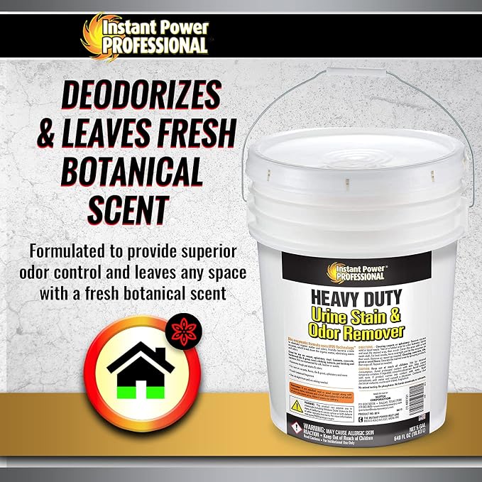 Instant Power Professional Heavy Duty Urine Stain & Odor Remover, 640 Fl Oz