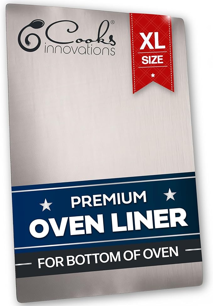 Cooks Innovations Non-Stick Oven Protector Mat, 2 Pack Heavy Duty Nonstick Oven Rack Liners to Protect Convection, Electric, Gas, & Microwave Ovens, BPA & PFOA Free Heat Resistant Baking Mat
