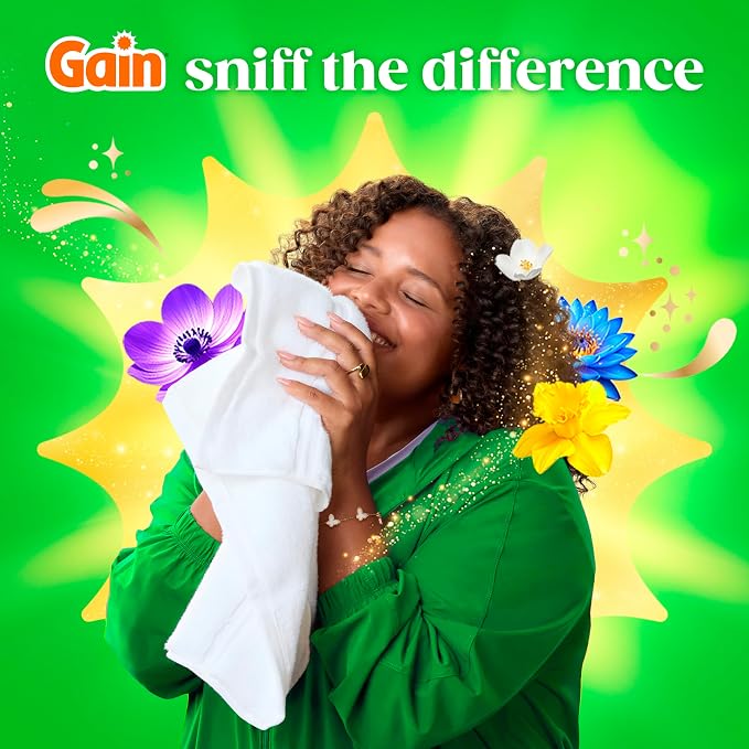 Gain, Liquid Laundry Fabric Softener, Laundry Conditioner, Long Lasting Scent, Softens, Freshness, Helps with Static & Wrinkles, Moonlight Breeze Scent, 140 fl oz (Packaging May Vary)