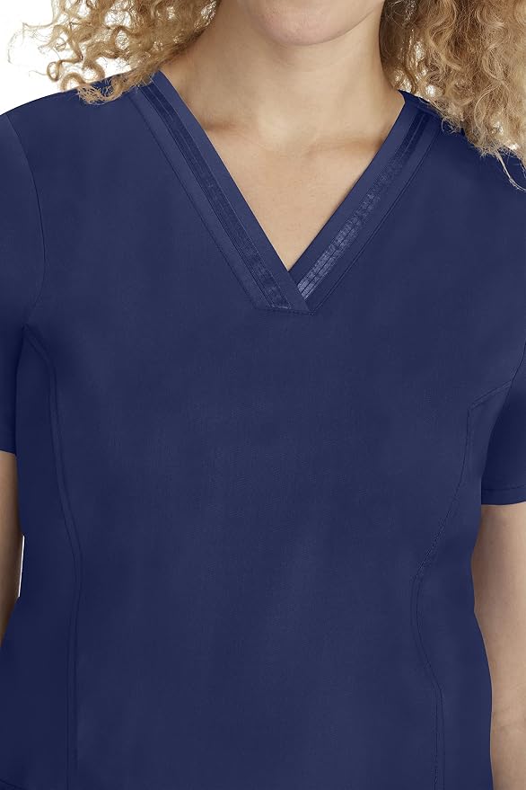 Healing Hands Purple Label Scrub Top for Women with 3 Pockets | Princess Paneling, Secure Zip Pocket, Flattering Modern Fit, Organized Storage, Professional Workwear, Easy Care Fabric