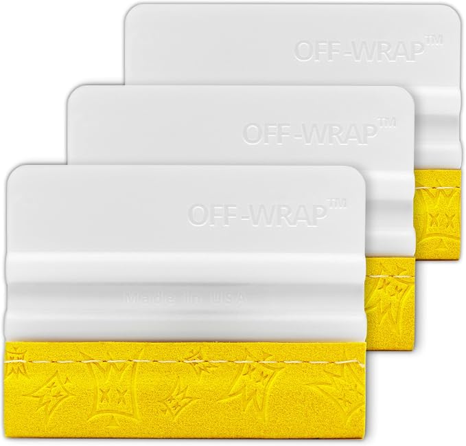 Off-Wrap™ Squeegees - Vinyl Wrap Tint PPF (Firm - 3 Pack)