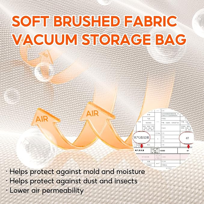 Storage Bags for Clothing - 14.8 Gal Space Saver Collapsible Vacuum Storage Boxes with Lids, Stackable Storage Bins, Large blanket Storage Bags for Comforter, Sweaters & Cashmere(4-Pack)