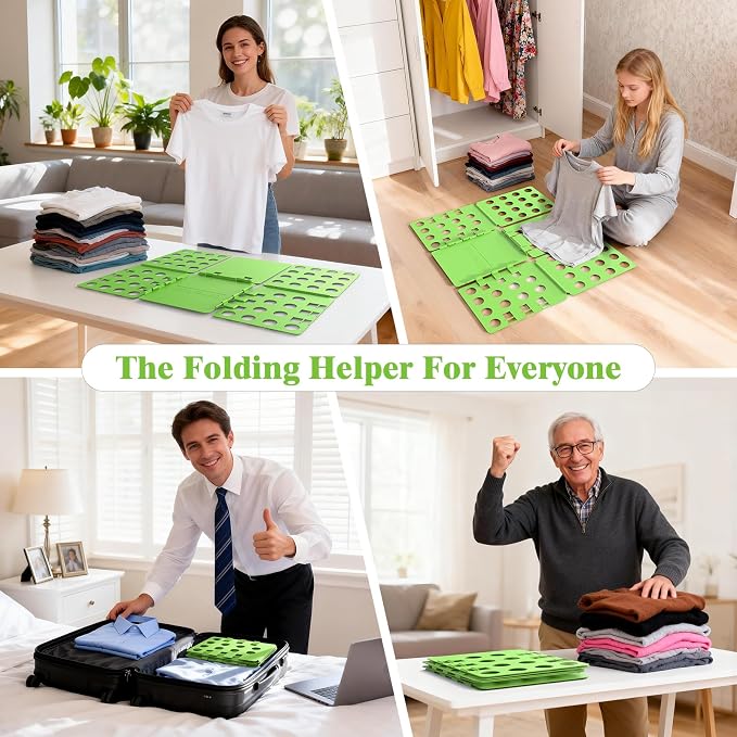 Shirt Folder Board V1 Durable Folding Board Tshirt Organizer Laundry Liner | Easy and Fast Folding for Adults and Kids
