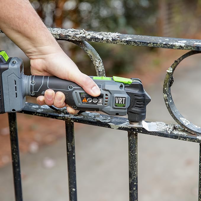 Genesis 20V Brushless Oscillating Multi-Tool, G20MAX Vibration-Reduction Technology (VRT), with Battery, Charger and Accessories (GLMT20BH)