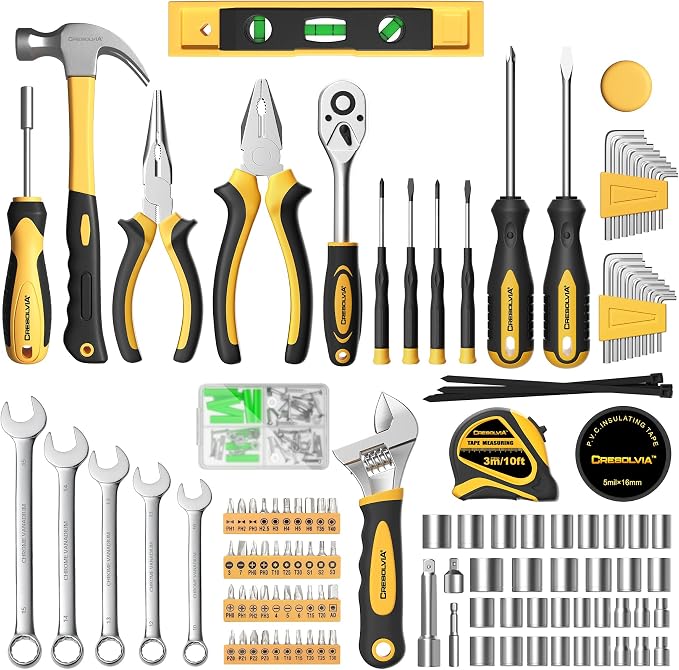 209 Piece Tool Kit for Home Socket Wrench Auto Repair Tool Set,General Household Tool box,Basic Hand Tool Kit,Perfect for Homeowner, Diyer, Handyman