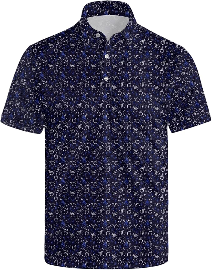 Polo Shirts for Men Moisture Wicking Mens Polo Shirts Patriotic Shirts for Men