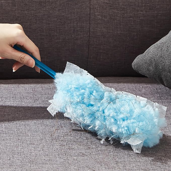 Disposable Duster Refills Bulk Blue Electrostatic Duster Heads Heavy Duty Dusters Refills 20 Counts