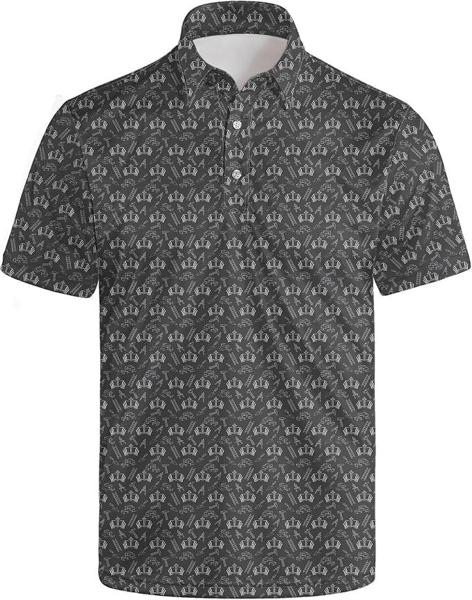 Polo Shirts for Men Moisture Wicking Mens Polo Shirts Patriotic Shirts for Men