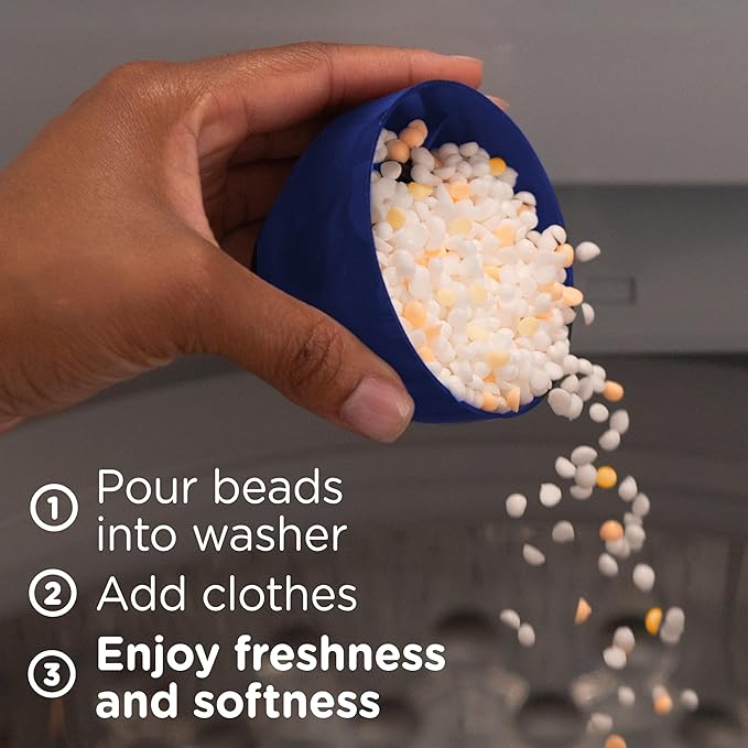 Downy Blends In-Wash Laundry Scent Booster Beads, Toasted Vanilla Scent, 13 OZ, Fabric Sottener Beads and Freshness