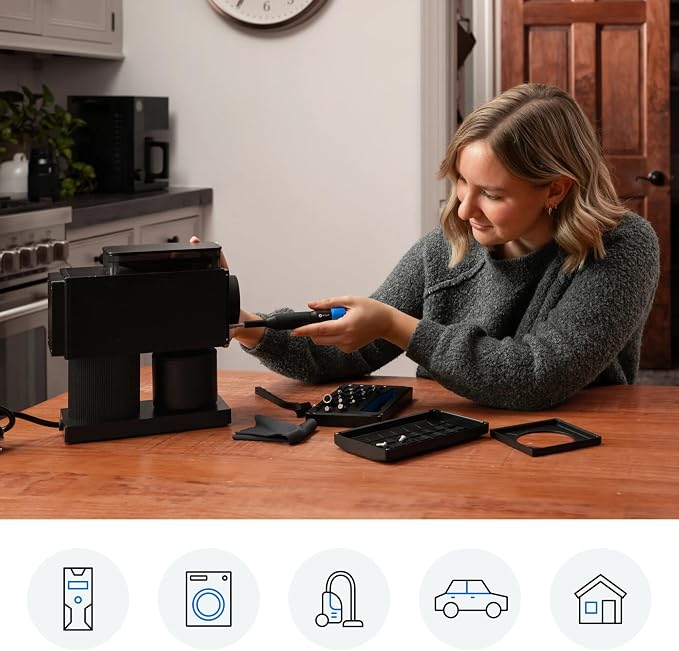 iFixit Megalodon Driver Kit | Bit Set Swivel Lock Cap for Household Repair