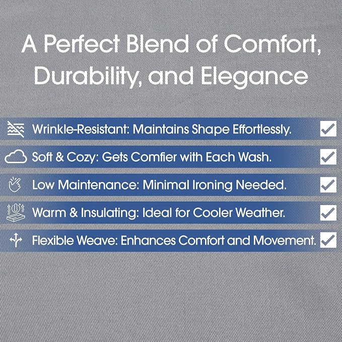 Pico Textiles 20 Yard Bolt Silver Poly Cotton Twill Fabric | 60" Wide, 65% Polyester / 35% Cotton, Medium Weight, Perfect for Pants, Jackets, Skirts and Work Uniforms, Sold by the Yard