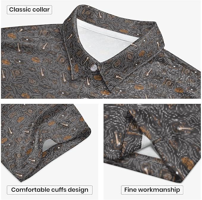 Polo Shirts for Men Moisture Wicking Mens Polo Shirts Patriotic Shirts for Men