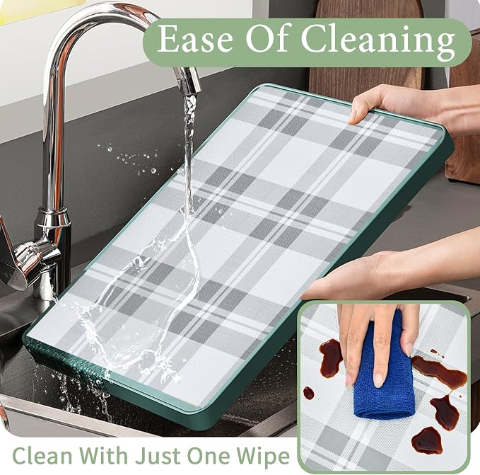 Drawer and Shelf Liner for Kitchen Cabinet: 12 in X 20 Ft Non Slip | Waterproof Shelf Paper Non Adhesive Refrigerator Liners Light Grey Lattice Easy Liners for Bathroom