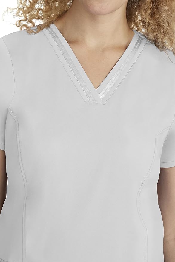 Healing Hands Purple Label Scrub Top for Women with 3 Pockets | Princess Paneling, Secure Zip Pocket, Flattering Modern Fit, Organized Storage, Professional Workwear, Easy Care Fabric