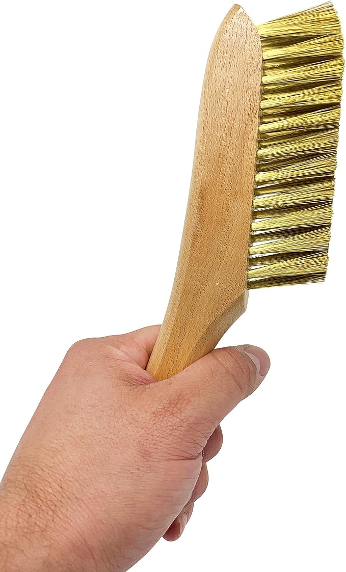 Lint Chaser 111 Brass Bristle Brush | Restores fabric texture after each use
