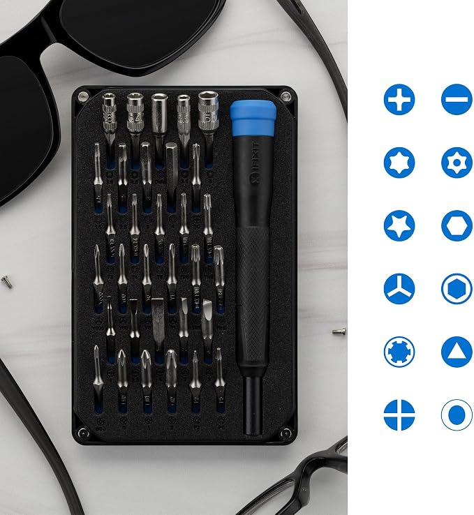 iFixit Moray Driver Kit - 32 Precision Bits for Electronics