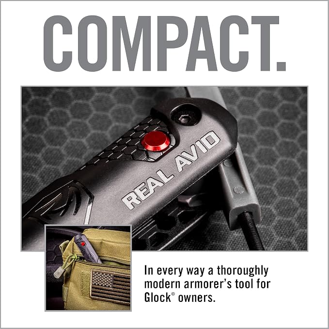 Real Avid Glock Accessories - Choose Between 2-in-1 Tool, 4-in-1 Tool or Pro Pack for Glock (Features Gun Mat, 2-in-1 Tool Cleaning Kit & Mag Tool)