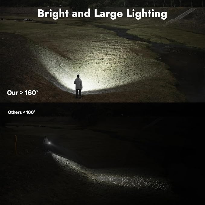 WUBEN C3 Flashlight 1200 High Lumens 6 Modes Rechargeable Flashlights | Super Bright IP68 Tactical Flashlight for Camping, Home, Emergency, Rescue, Hunting, Inspection, Repair, Tool Gifts for Men