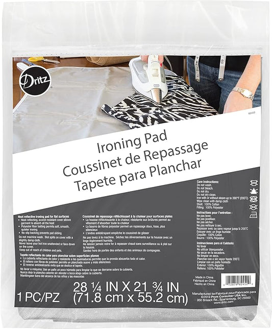 Dritz Clothing Care Ironing Pad, No-Slip backing