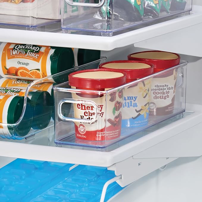 InterDesign Refrigerator and Freezer Storage Container – Deep Organizer Bin for Kitchen, Clear | Deep Organizer Bin, For Kitchen