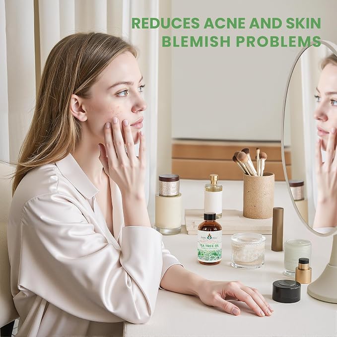 EVOKE OCCU Tea Tree Oil for Skin, Face, Toenail, Hair | Add to Body Wash, Soap, Foot Soak - 118mL / 4 fl.oz