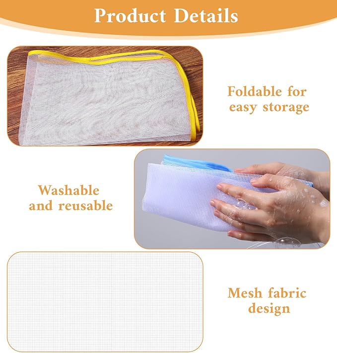 4 Pcs Pressing Cloth for Ironing, Ironing Cloth to Protect Clothes for Iron & Sew, Durable Fabric Protector for Delicate Garments, Reusable Accessories (23x15 Inches)