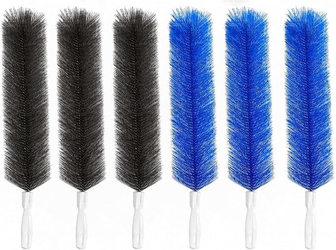 Fan Cleaning Brush, Bendable Dust Remover for AC Vent Grilles, Window Tracks, Keyboards and Narrow Spaces (6)