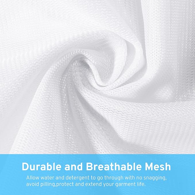Ultimate 7 Pack 6 Size Mesh Laundry Bags Set for Delicates with AUTO-Lock Zipper, Lingerie Bags for Washing Delicates, Laundry Bags Mesh Wash Bags, Delicates Laundry Bag for Jeans,Blouse,Stocking,Bra | Laundry Bags Mesh Wash Bags Set, 6 Sizes, Durable ...