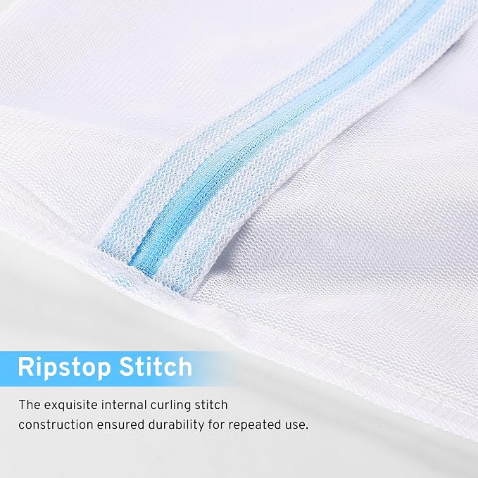 Ultimate 7 Pack 6 Size Mesh Laundry Bags Set for Delicates with AUTO-Lock Zipper, Lingerie Bags for Washing Delicates, Laundry Bags Mesh Wash Bags, Delicates Laundry Bag for Jeans,Blouse,Stocking,Bra | Laundry Bags Mesh Wash Bags Set, 6 Sizes, Durable ...